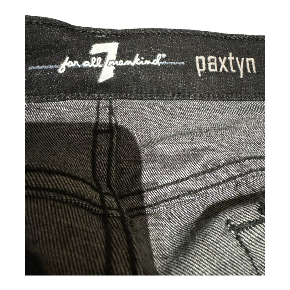 7 For All Mankind Paxtyn Slim Skinny Jeans 34x33 NWT - Picture 6 of 8